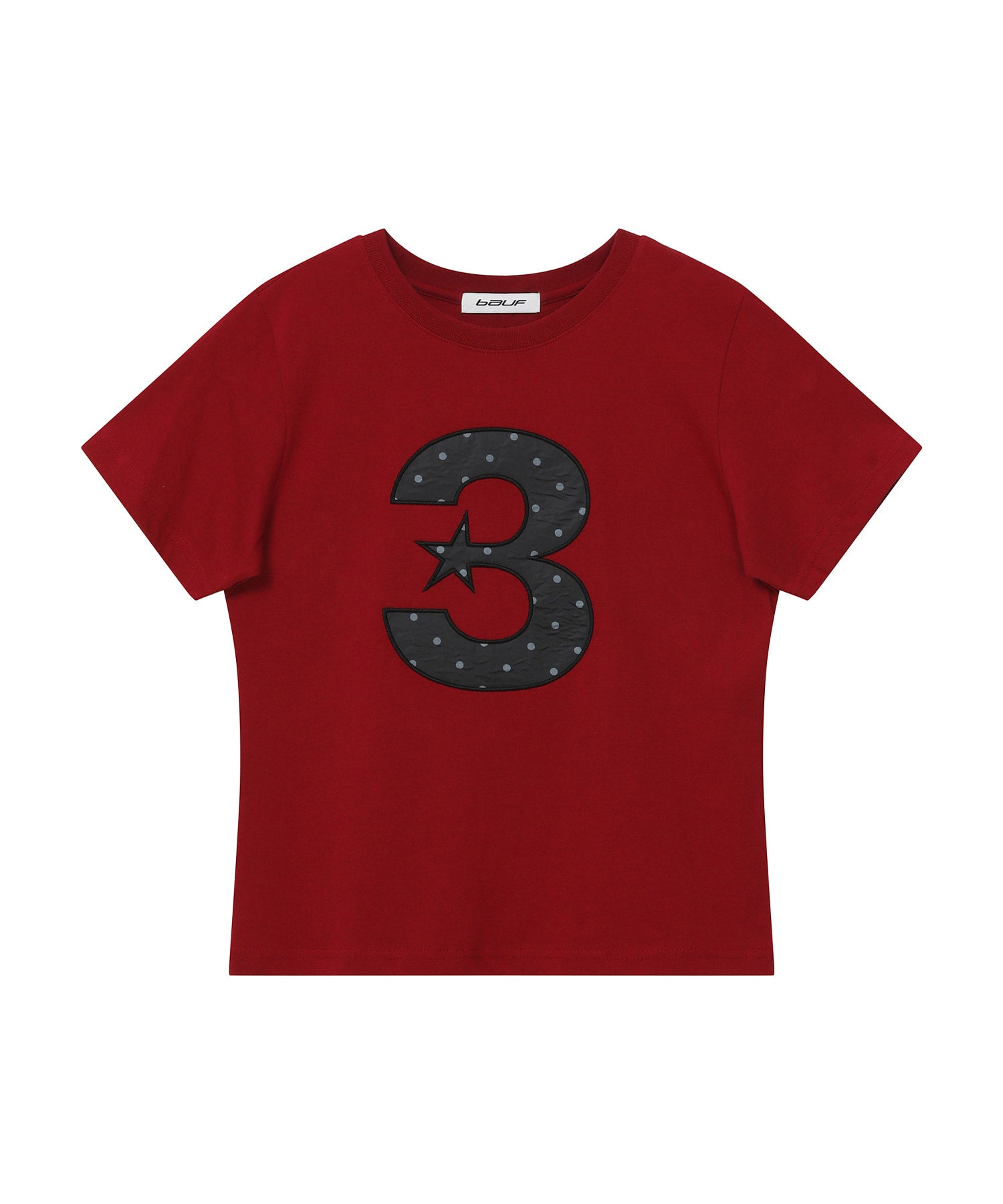 3 logo Dot Slim Fit T-shirt [Red]