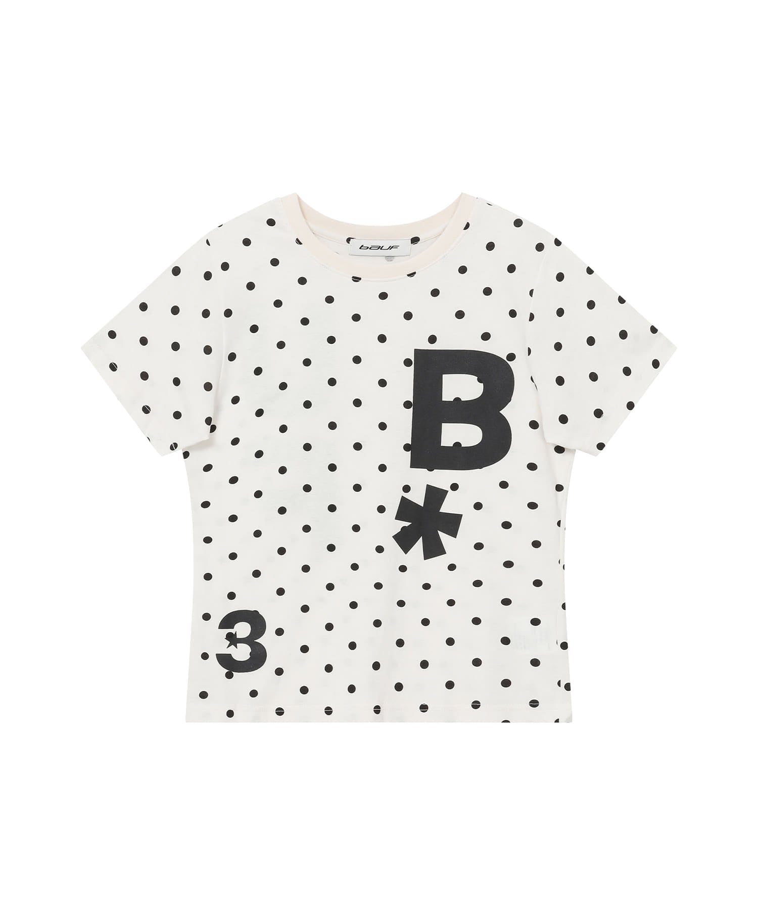 Blogo Slim Fit T-shirt [Dot Ivory]